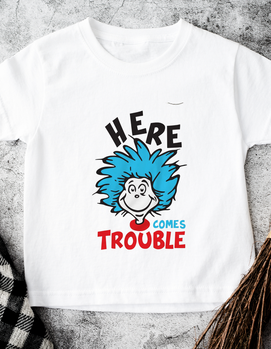 Boy Here comes trouble