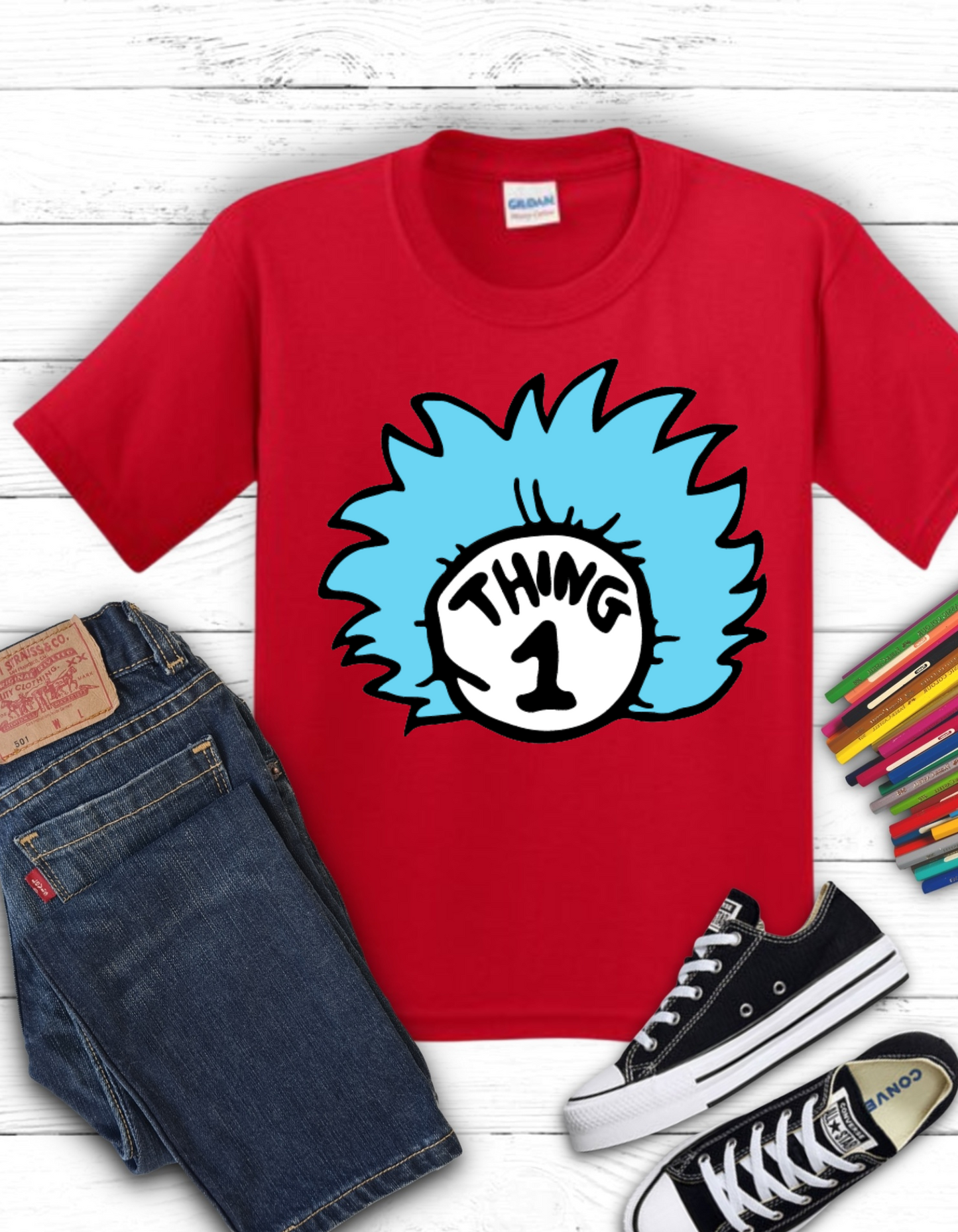 Kids Thing 1 Shirt