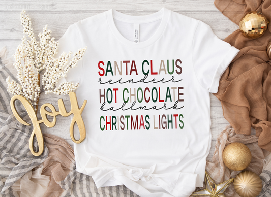 Santa Claus Hot Chocolate Tee