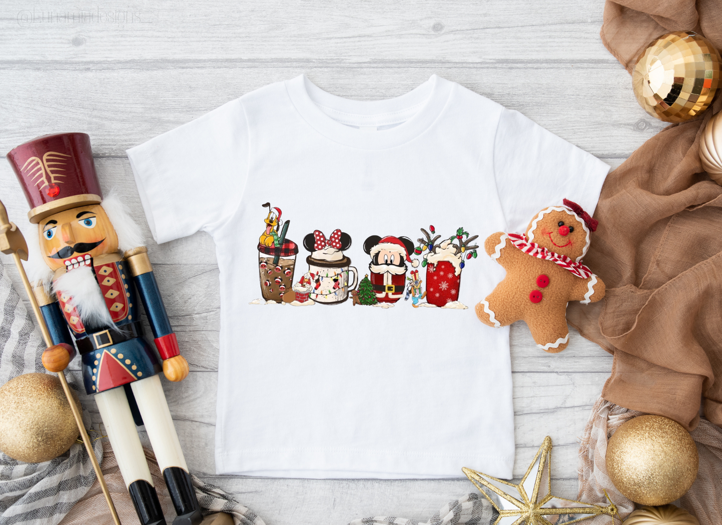 Mickey Holiday Drink Kid Tee