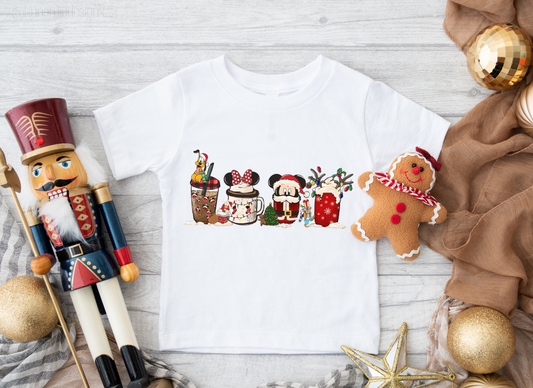 Mickey Holiday Drink Kid Tee