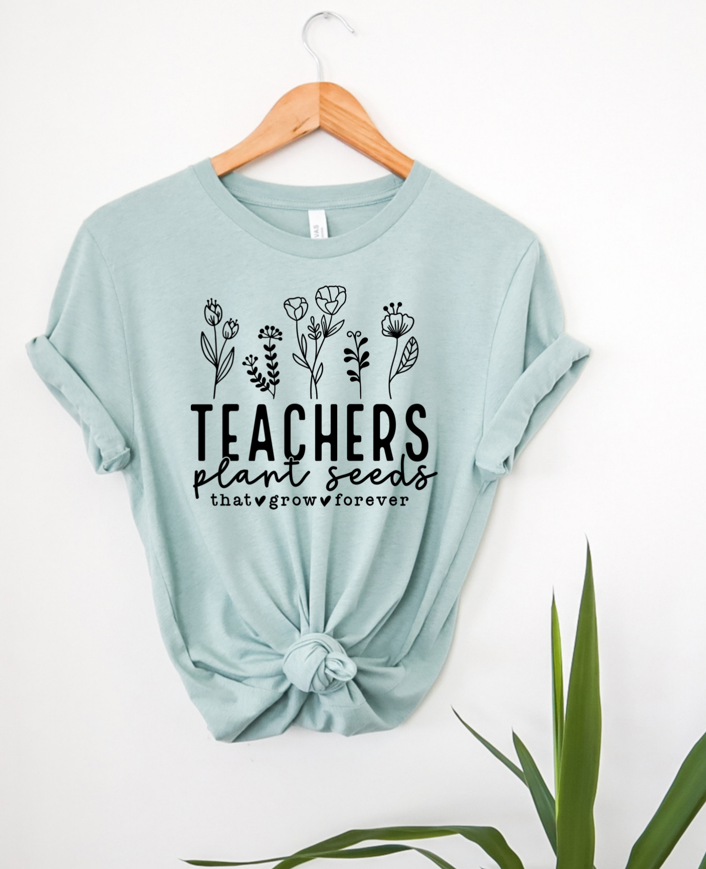 Teachers plant seeds